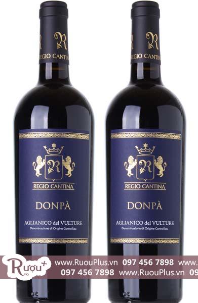 Rượu vang Ý Regio Cantina Donpa Aglianico Del Vulture