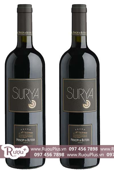 Rượu vang Ý Surya Principi di Butera Nero d’Avola/Merlot Sicily