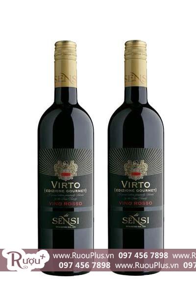 Rượu vang Ý Virto Vino Rosso dei Sensi