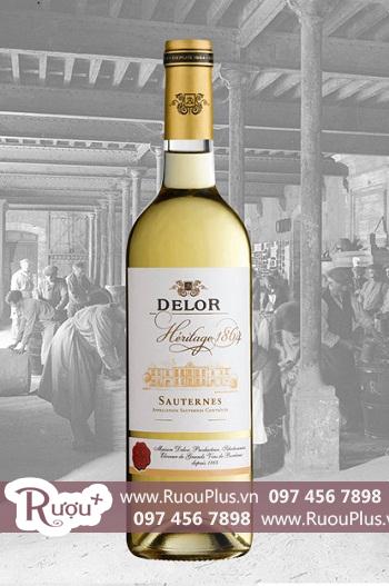Rượu vang Pháp Delor Héritage 1864 Sauternes