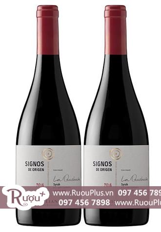 Rượu vang Chile Signos de Origen Syrah