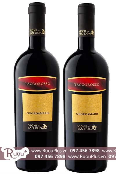 Rượu vang Ý Tacco Rosso Negroamaro