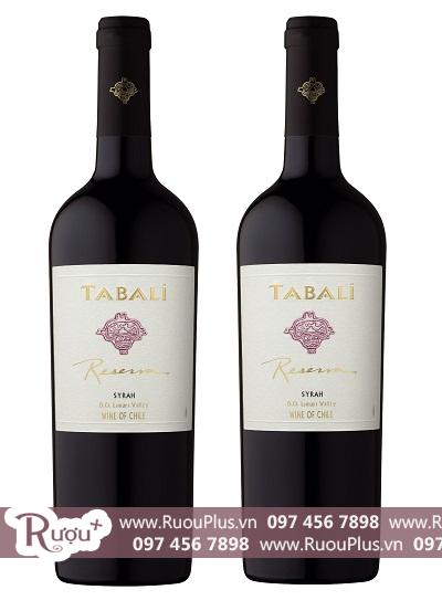 Rượu vang Chile Tabali Reserva Syrah giá rẻ nhất