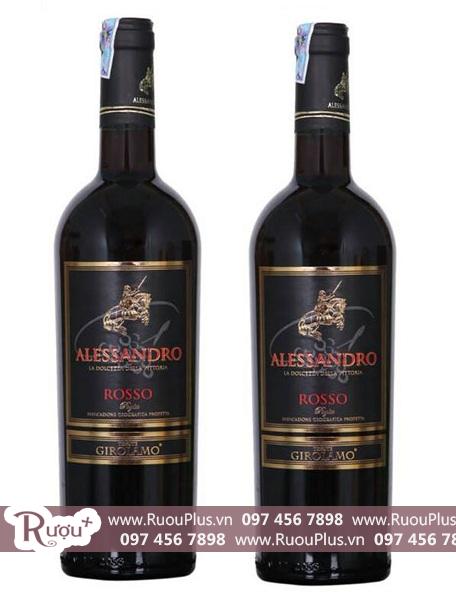 Rượu vang Ý Alessandro Rosso Girolamo ngọt