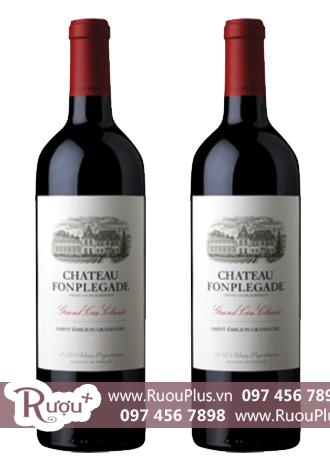 Rượu vang Pháp Chateau Fonplegade