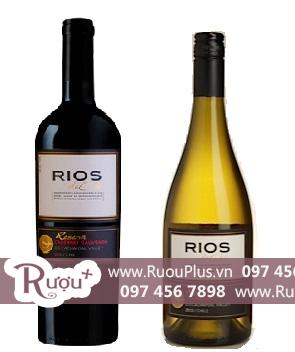 Vang Rios de Chile reserva Chardonnay Cabernet Sauvignon
