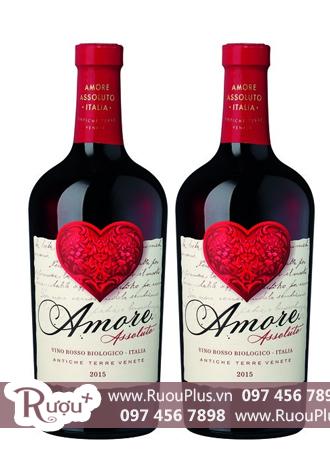 Rượu vang Ý Amore Assoluto Vino Rosso Biologico