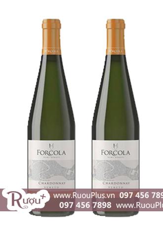 Rượu vang Ý Forcola Chardonnay