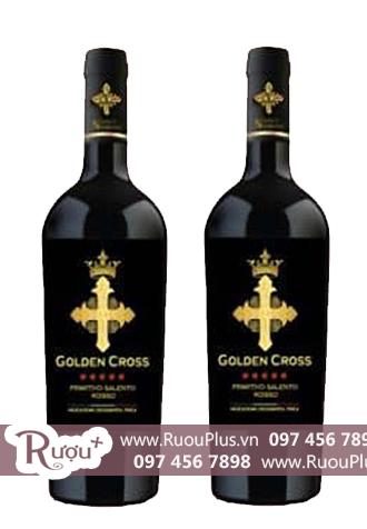 Rượu vang Ý Golden Cross Primitivo Salento Rosso
