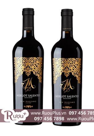 Rượu vang Ý M Merlot Salento