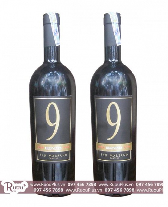 Rượu vang Ý 9 Old Vines