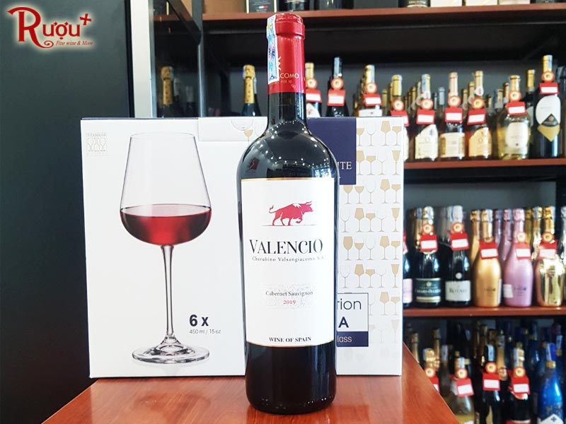 Rượu vang Valencio 13,5% Cabernet Sauvignon