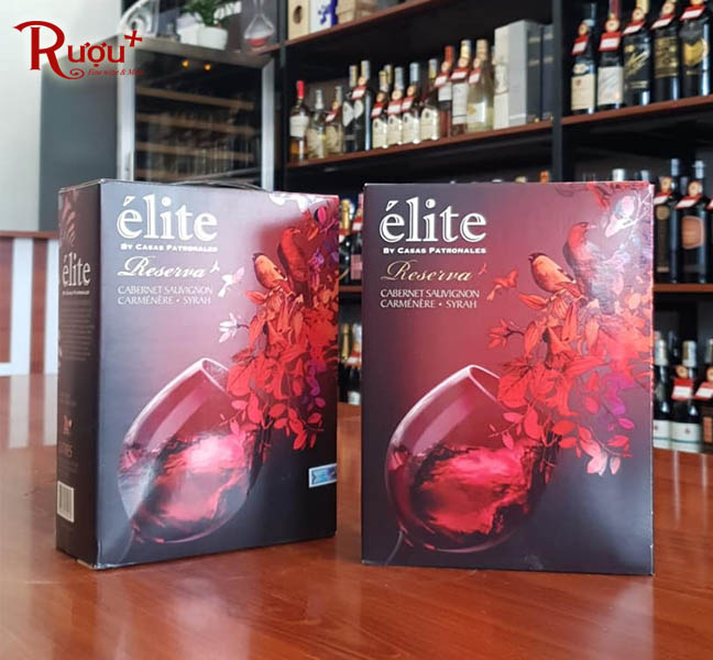 Rượu vang bịch Elite Reserva 3 Lít