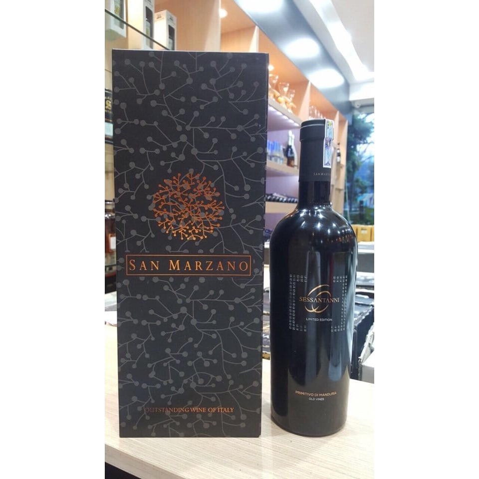Rượu vang Ý 60 Sessantanni Primitivo Limited Edition