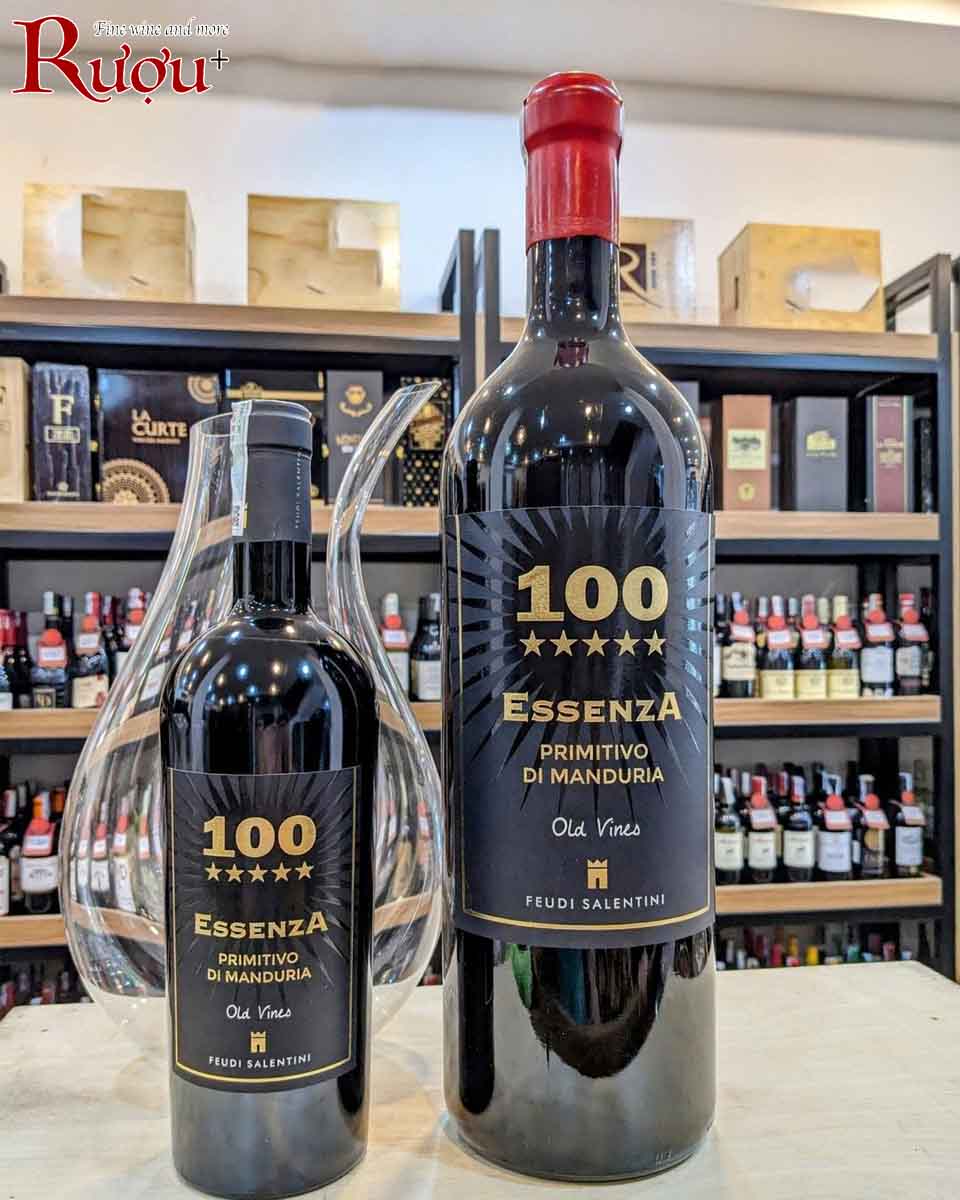 Rượu vang Ý 100 Essenza 3 lít