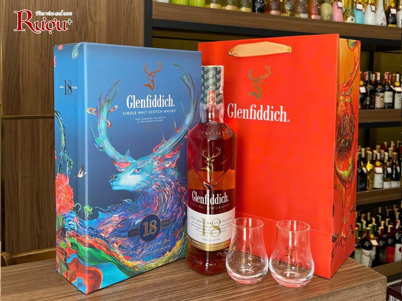 hộp quà glenfidich 18