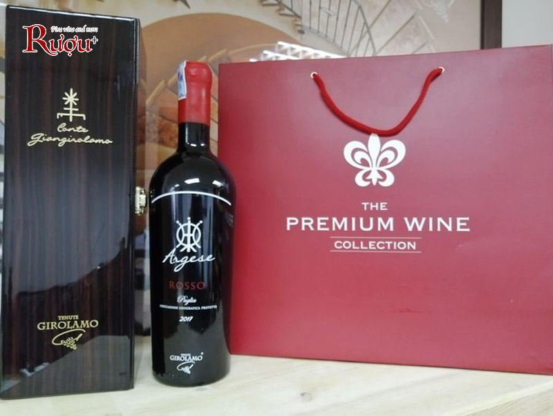 Rượu vang Argese Rosso Girolamo Red Blend