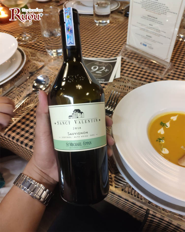Rượu vang Ý Sanct Valentin Sauvignon Alto Adige
