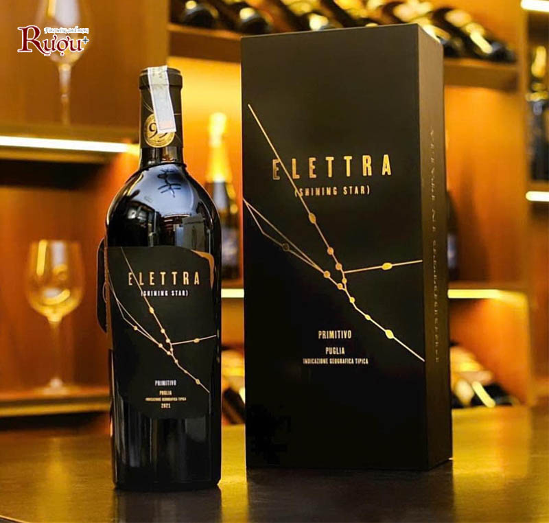 Vang Ý Elettra Primitivo Puglia 15%