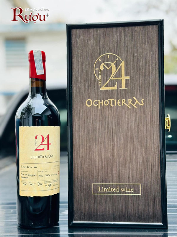 Rượu Vang 24 OchoTierras Gran Reserva