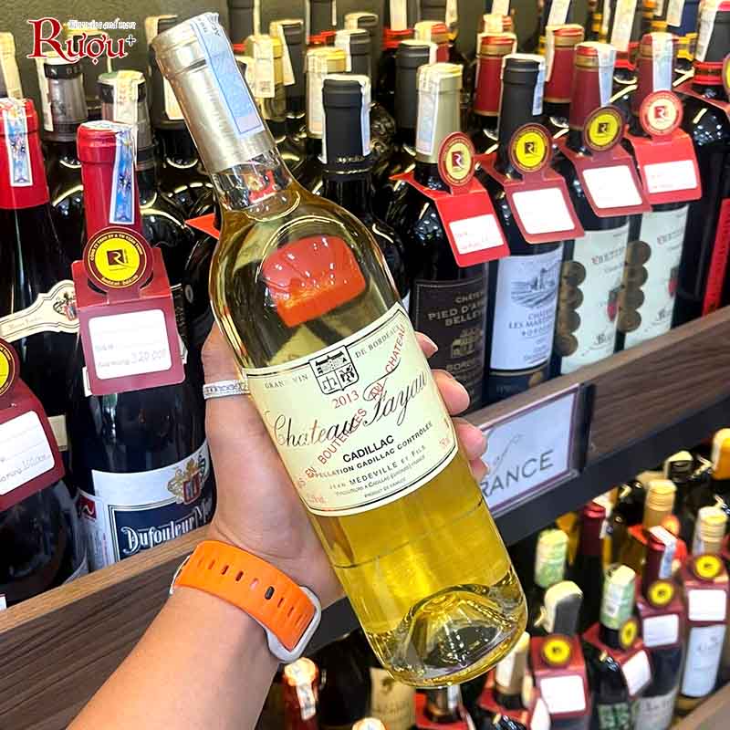 Rượu vang ngọt Chateau Fayau Cadillac 