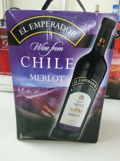 Rượu Vang Bịch Chile Emperador Merlot