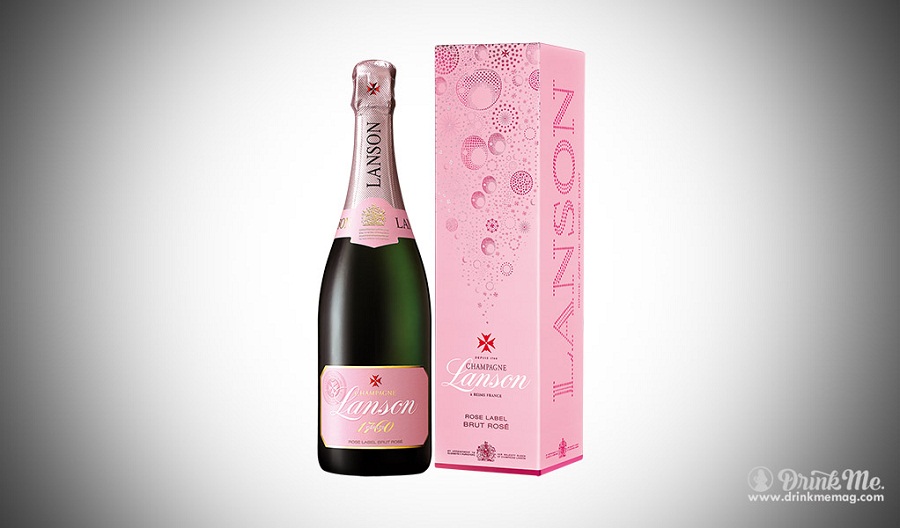 Champagne Pháp Lanson Rose Labe