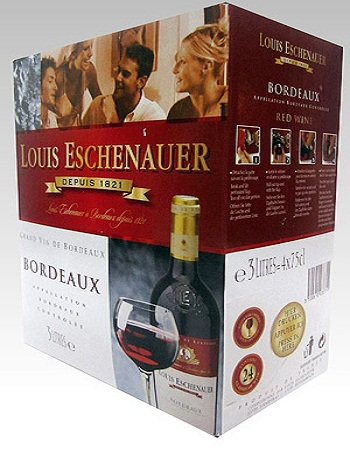 Vang bịch Louis Eschenauer Bordeaux 3 lít