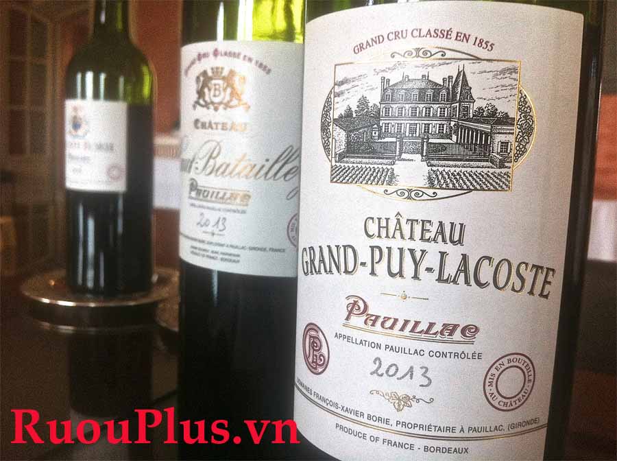 Rượu vang Pháp Chateau Haut Batailley Pauillac Bordeaux 2013