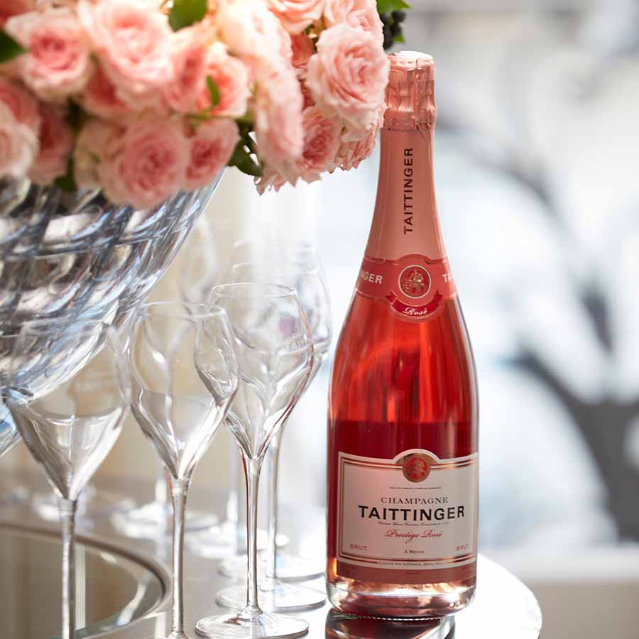 Rượu Champagne Taittinger Brut Prestige Rose
