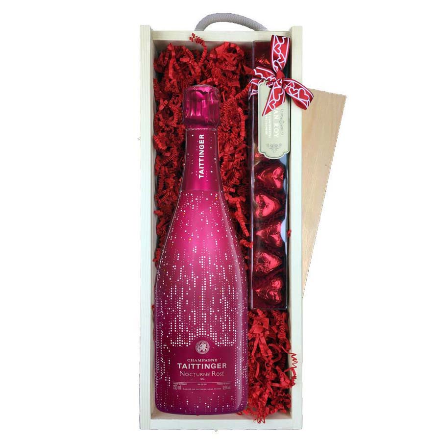 Rượu Champagne Taittinger Nocturne Rose City Lights Rượu Champagne Taittinger Nocturne Rose City Lights