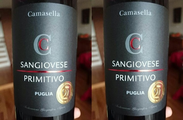 Rượu vang Camasella Sangiovese Primitivo