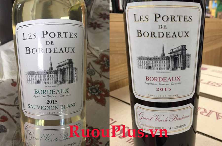 Rượu vang Les Portes de Bordeaux 2015
