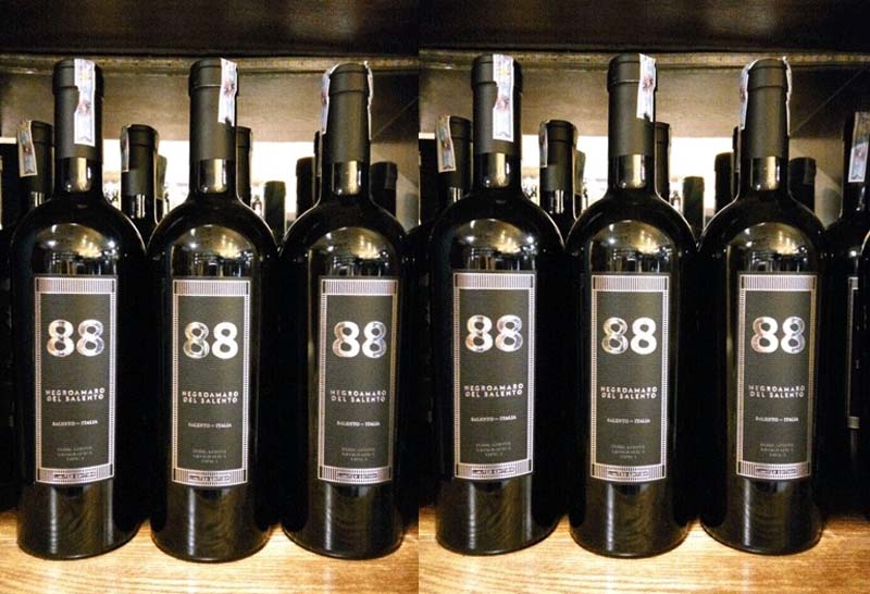 Rượu vang Ý 88 Negroamaro