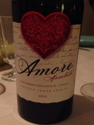 Rượu vang Ý Amore Assoluto Vino Rosso Biologico