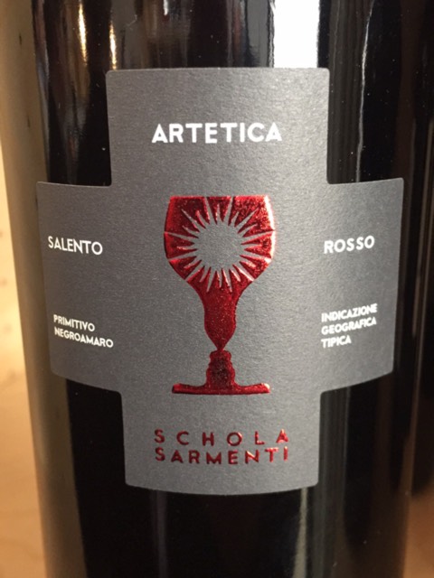 Rượu vang Ý Artetica Schola Sarmenti chén thánh 