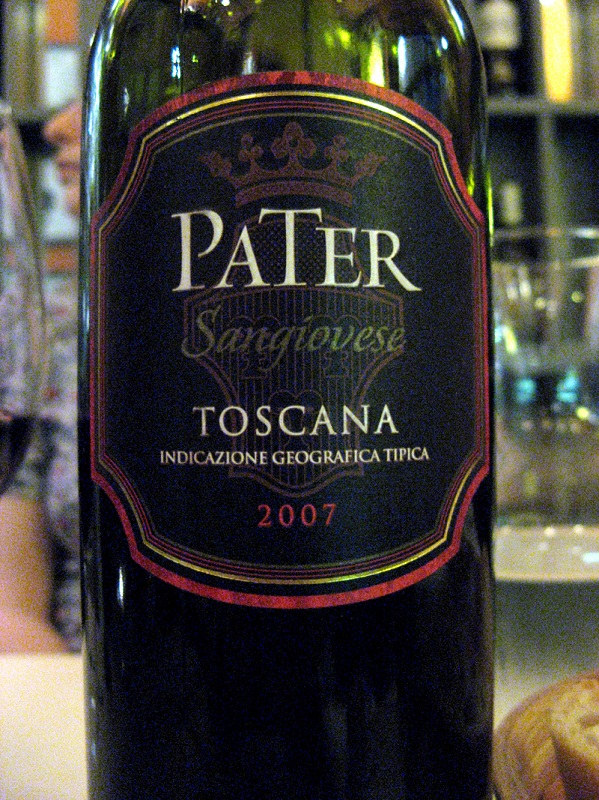Rượu vang Marchesi de Frescobaldi Pater Sangiovese di Toscana