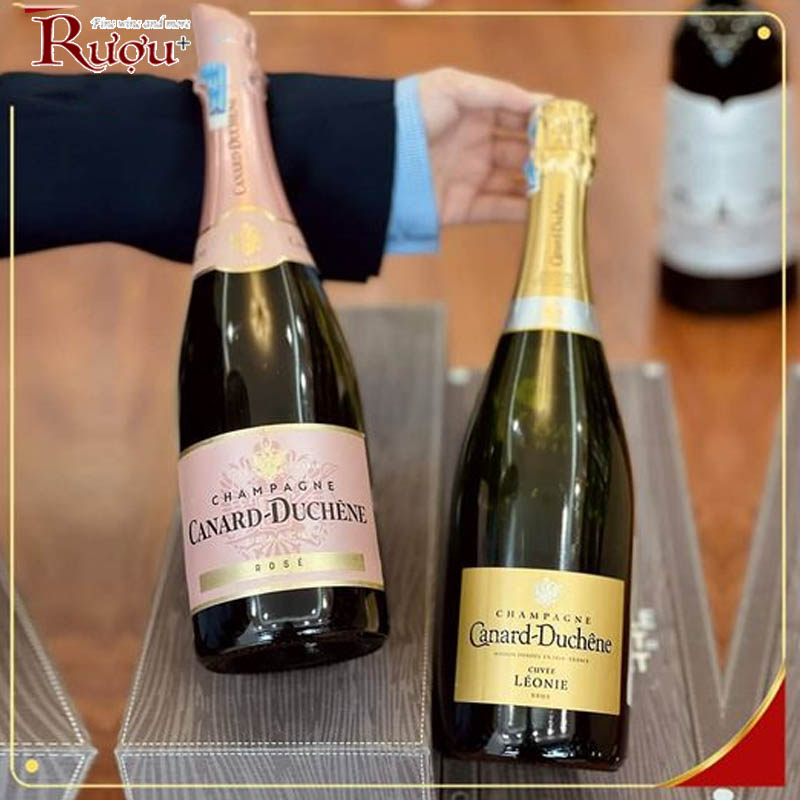 RƯỢU VANG CHAMPAGNE CANARD DUCHENE DEMI SEC