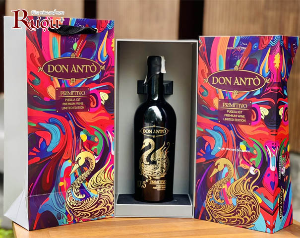 Hộp quà vang Don Anto Primitivo Premium Wine