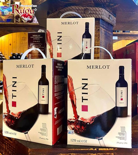 RƯỢU VANG BỊCH 3L CAVIRO MERLOT