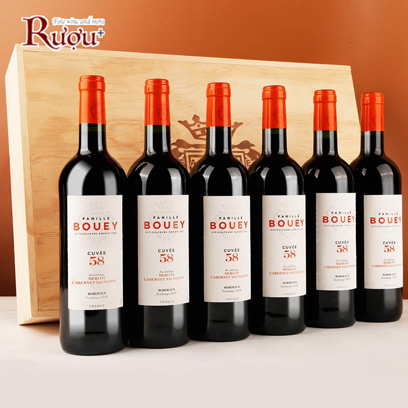 Rượu vang đỏ Famille Bouey Cuvee 58