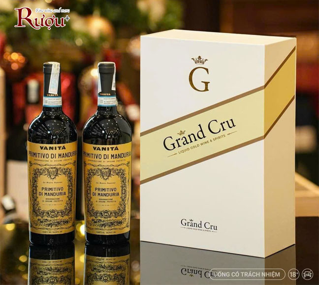 Rượu Vang Ý Vanitá Primitivo di Manduria