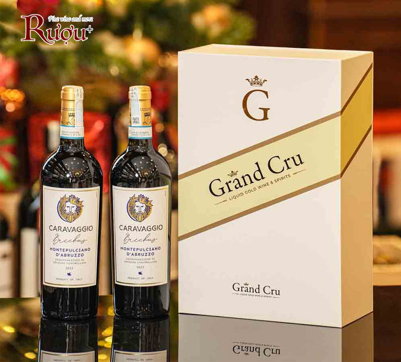 Rượu vang Ý Caravaggio Bacchus Montepulciano D'abruzzo