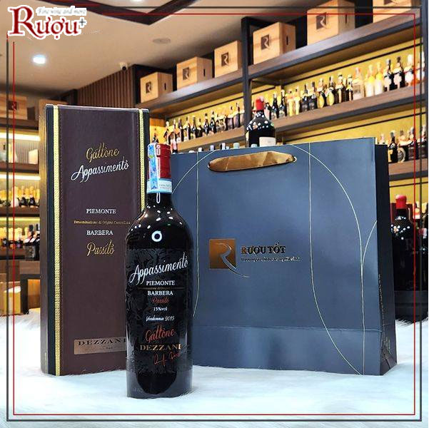 RƯỢU VANG GATTONE APPASSIMENTO 15 ĐỘ
