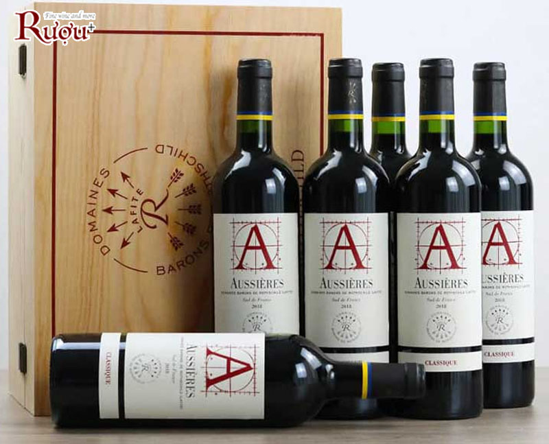 Rượu vang Aussieres Rouge