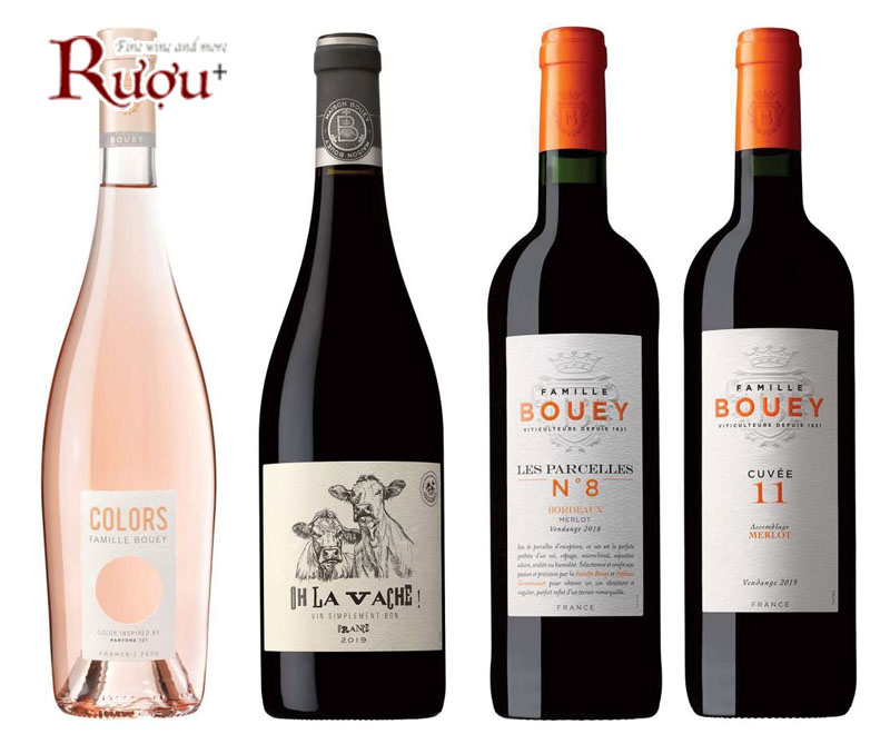 Rượu vang Famille Bouey Cuvee 11 Merlot