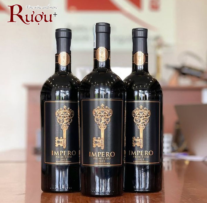 Rượu vang Impero Primitivo 18%
