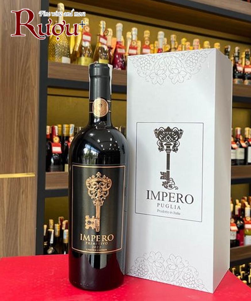 hộp quà rượu impero 18%