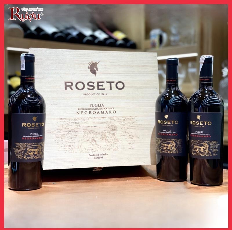 Rượu vang Roseto Negroamaro