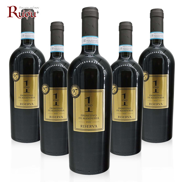Vang Ý Uno 1 Primitivo di Manduria Reserva